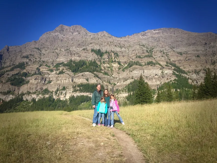 Absorka Mountains in Yellowstone 