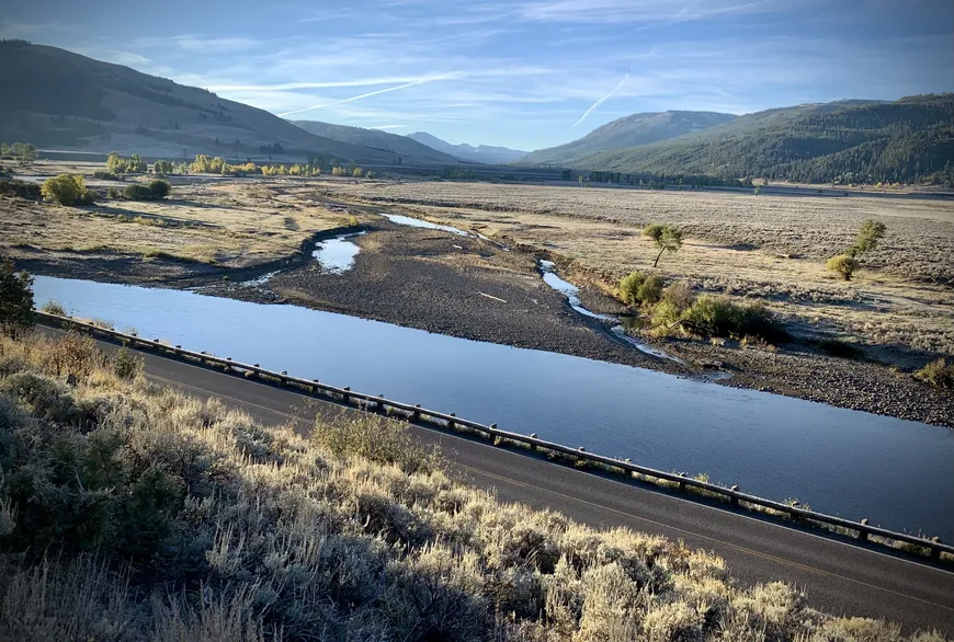 Lamar Valley in Yellowstone 